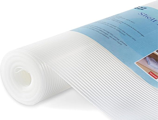 Thickened Shelf Liner, 11.8 in x 20 FEET Non-Slip Cabinet Liner, Washable Oil-Proof Contact Paper for Kitchen Drawer, Cabinet, Shelves, Refrigerator, Storage, Desks, Non Adhesive