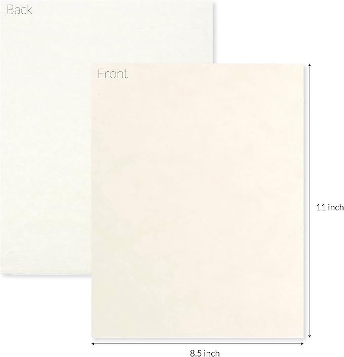 S.E.I Pocelain Velvet Paper, Felt Fabric For Drawer and Jewelry Box Liner, 8.5" x 11" - 12 Sheets