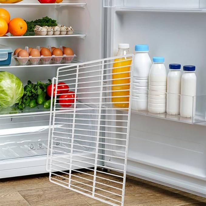 Freezer Rack Organizer Heavy Duty Wire Shelf Divider for Refrigerator and Freezer Storage Adjustable Wire Shelf for Pantry