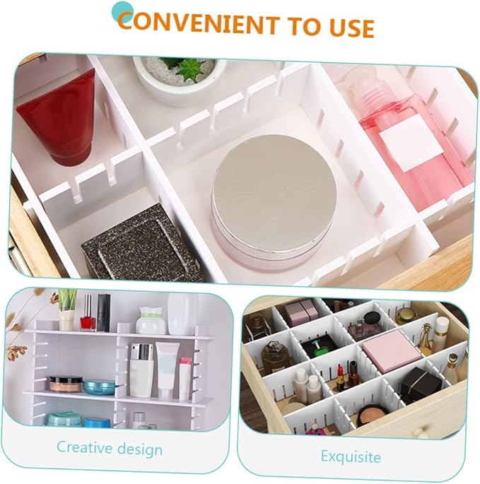 7pcs Separator Drawer Dividers for Storage Organize Socks Underwear and Accessories