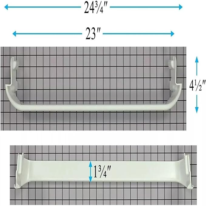 240534901 Door Shelf - for Frigidaire Refrigerator Door shelves - Fridge door condiments beverages organizer - Refrigerator door Shelf replacement - Fridge plastic shelves - W 24-3/4 in