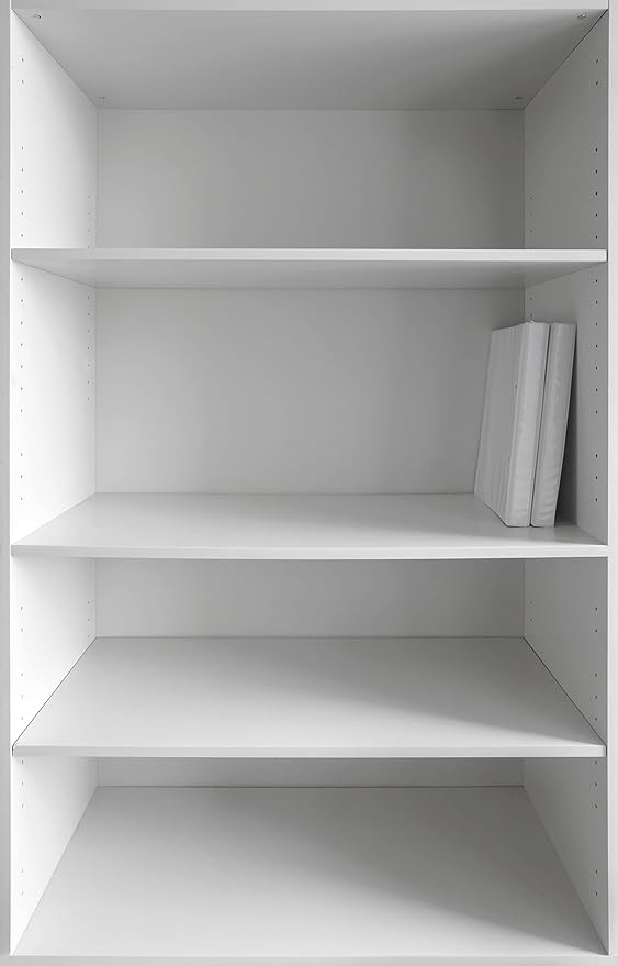 B&B HARDWARE Cabinet Shelves - Melamine 1/2'' Thick - Custom Organize Space with Stylish Cabinet Melamine Shelves - Perfect Solution for Home & Office - Cut to Size (18" Depth x 17 Inches Length)