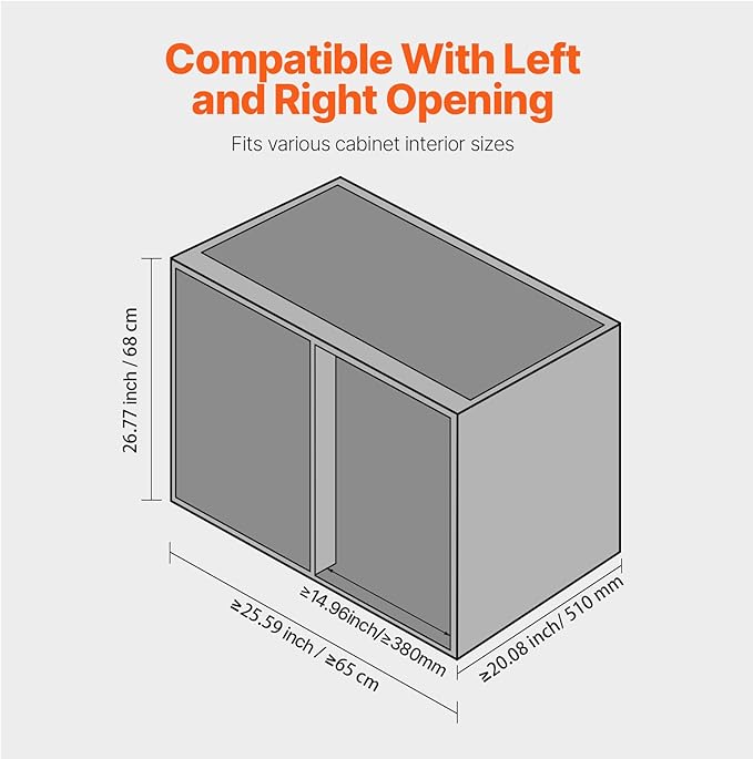 Happybuy Min Opening Blind Corner Pull Out Organizer,Left & Right Open Compatible,15" W,3-Tier 6 Shelf Kitchen Cabinet Organizer, Chrome Carbon Steel Storage Basket, Slide Out Storage Organizer