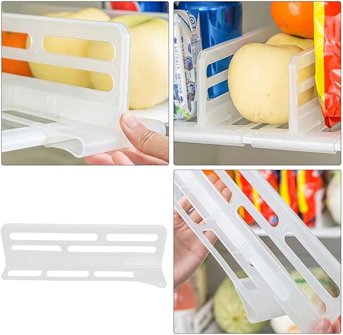 3pcs Refrigerator Partition Board Fridge Compartment Divider Large Size Kitchen Fridge Organizer Storage Separator for Pantry and Freezer