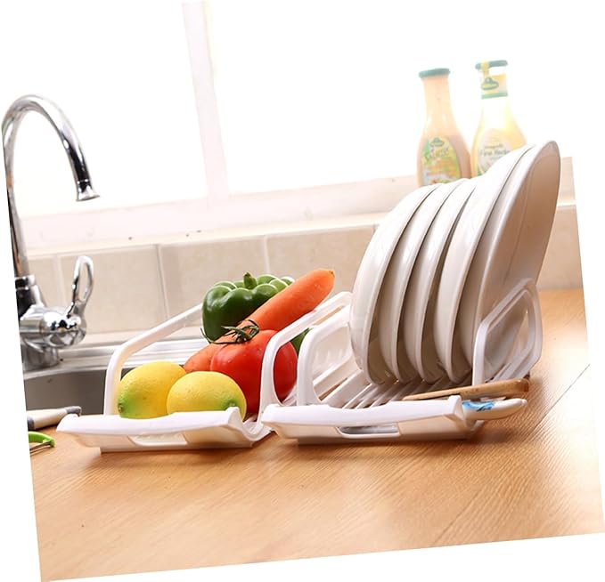 DOITOOL 4pcs Stackable Refrigerator Drink Storage Rack for Beverage Bowl Vegetable Holder Cold Storage Organizer for Fridge Efficient Vertical Practical Design