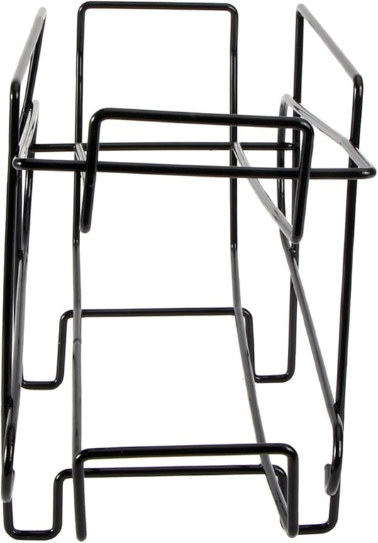 STOBAZA 1Pc Canning Storage Rack Black Refrigerator Organizer for Drinks Fridge Storage Holder Vertical Kitchen Storage for Cans and Beverages