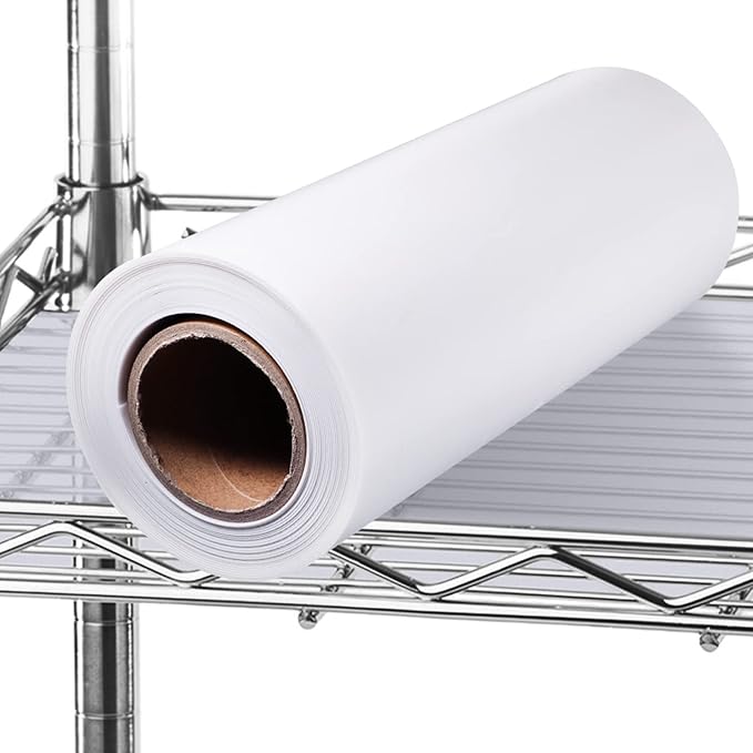 Heavy Duty Wire Shelf Liner Pantry Shelving Wire Shelf Cover for Shelves, Hard Plastic Shelves Prevent Spills in Closet, Garage, Kitchen, Cabinets(12Inch x 32.8Ft,Clear)