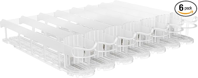 Display Technologies Cooler Plus Beverage Dispensers, Spring-Fed Glide, for Retail Display Shelves, Commercial Refrigerator Cold Vaults, 7 Pack