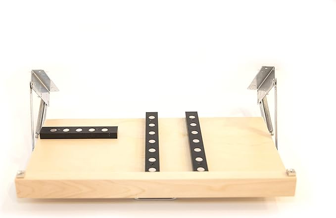 The Drop Block - Under Cabinet Knife Storage - Multiple Sizes & Finishes Available (Unfinished, Large)