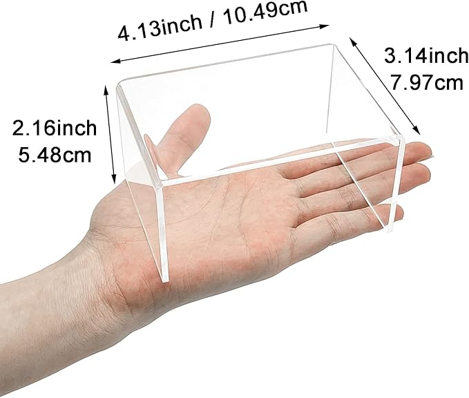 8Pcs Acrylic Display Risers(6",5",4" 3") Clear Product Stand,Cupcakes Holder Dessert Display Transparent Showcase Stands, Candy Bar Risers, Acrylic Lifts Display for Figures