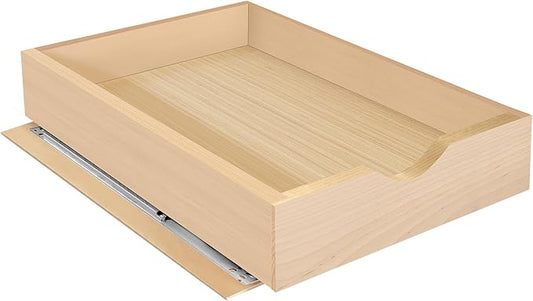 Pull Out Drawers for Cabinet 27" W x 23" D x 4.5" H Wood Slide Out Organizer and Storage Kitchen Cabinet Drawers Slide Out Shelves Pull Out Shelves in Kitchen Pantry Bathroom with Soft Close