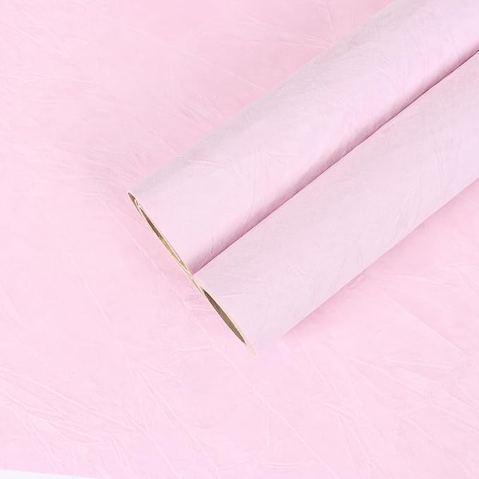 CHIHUT 12”x472” Pink Drawer Liner for Dresser Self Adhesive Colored Velvet Fabric Wallpaper Peel and Stick Textured Pink Contact Paper for Cabinets Soft Crease Velvet Flocking Liner for Jewelry Box