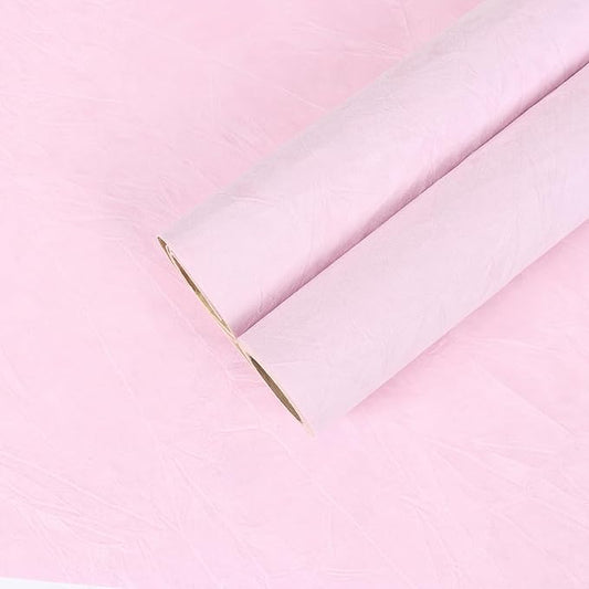 CHIHUT 12”x472” Pink Drawer Liner for Dresser Self Adhesive Colored Velvet Fabric Wallpaper Peel and Stick Textured Pink Contact Paper for Cabinets Soft Crease Velvet Flocking Liner for Jewelry Box