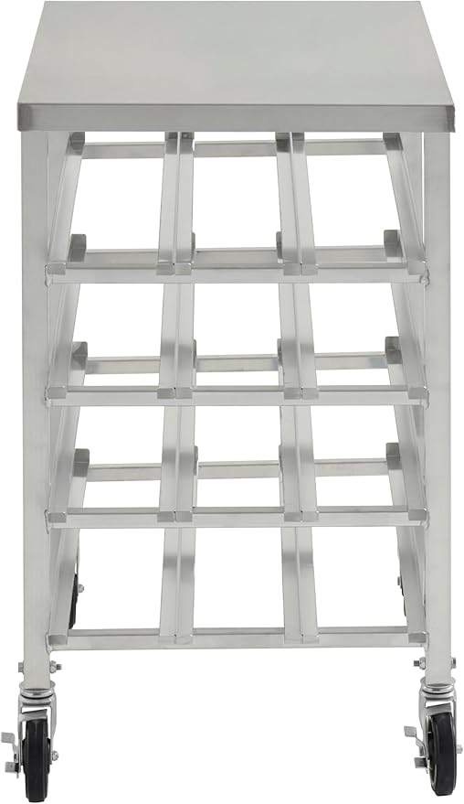 Half Size Mobile Aluminum Commercial Can Rack – Fully Welded (32L-038)
