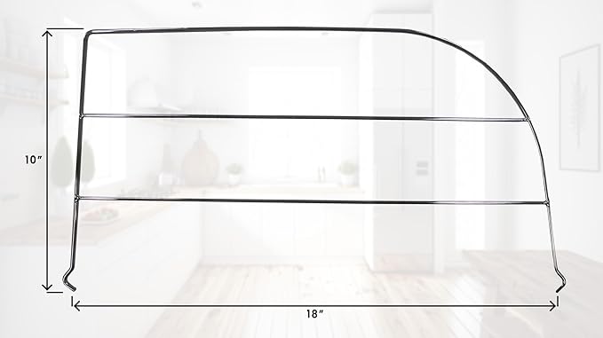 Pull-Out Divider Rack for Sliding Kitchen Drawers - Set of 6 Dividers to Secure Bakeware, Cutting Boards, Trays and Cookie Sheets, Heavy-Duty Chrome Organizer for Cabinets, Pantry & More.