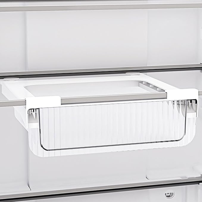 Fridge Storage Drawer Organizer - Pull Out Fridge Organizer Boxes | Stackable Refrigerator Drawer Organizer Bins, Drawers Container Boxes for Fridge Pantry Shelf Refrigerator Organization