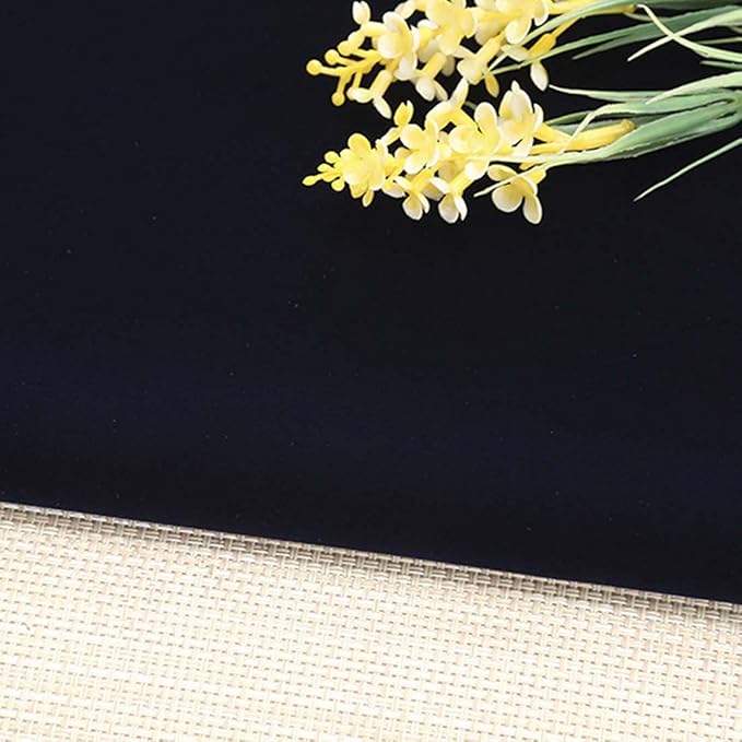 Self Adhesive Velvet Flocking Liner for Jewelry Drawer Art Crafts DIY Project Velvet Fabric Peel and Stick Drawer Velvet Liner 17.7" x 78.7" (Dark Blue)