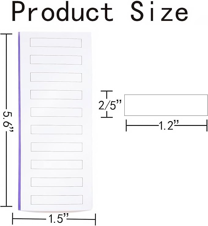 100Pcs Self-Adhesive Drawer Divider Labels – Clear Address Stickers for Organized Storage – Bamboo Silverware Drawer Divider Labels