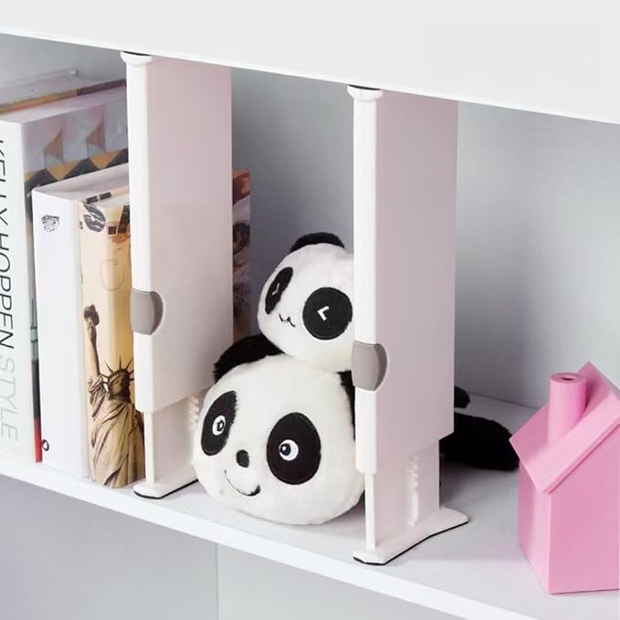 Adjustable Drawer Dividers 3-Pack Expandable Organizers with Non-Slip Pads for Kitchen Bathroom Dresser Vanity Desk Office Easy Install (White,Small(11.1-17.3 in))