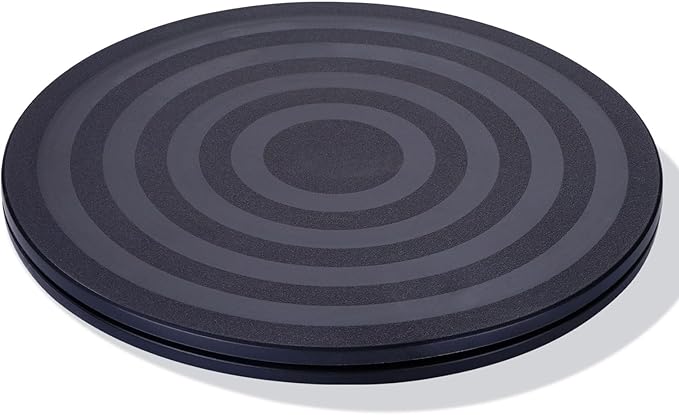 8 Inch Lazy Susan Turntable Organizer, Eichzer Premium Heavy Duty Rotating Swivel Stand with Steel Ball Bearings for Model/Rotating Plants/Crafts Stand/TV/Monitor/Laptop (360˚ Rotation)