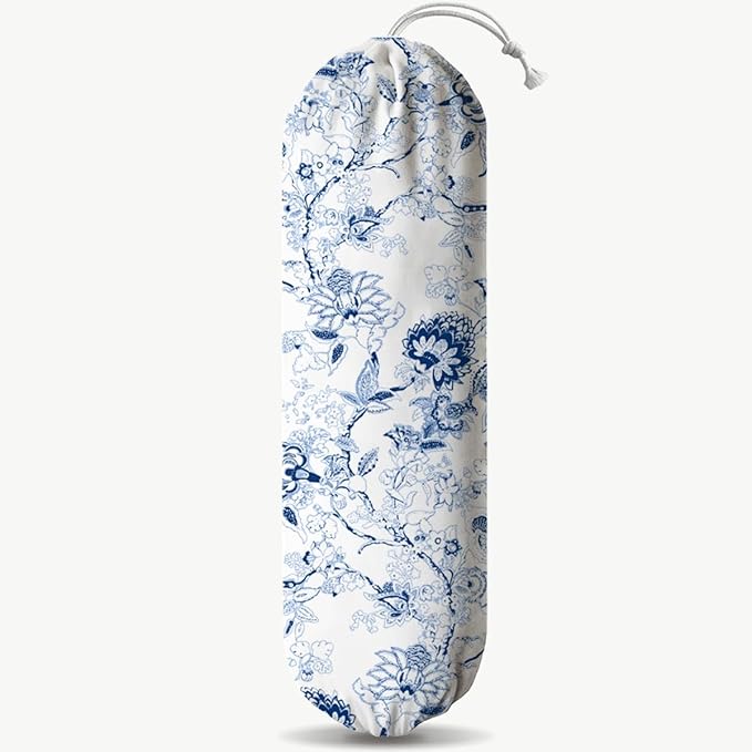 Reusable Grocery Bag Storage Holder, Shopping Trash Bags Organizer, Decorative Plastic Bags Holder for Wall Decor, Kitchen Housewarming Gifts for Women Family Friends Grandma Mom