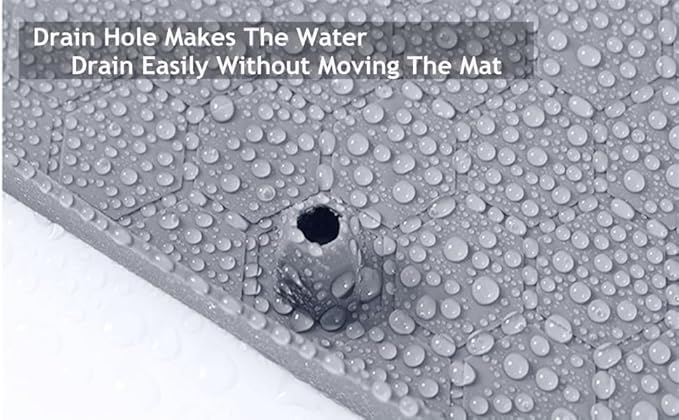 Under Sink Mat - 34" x 22" Waterproof Under Sink Kitchen Cabinet Mat with Drain Hole,Kitchen Bathroom Cabinet Floors Mat,Silicone Under Sink Mat,Flexible Under Sink Mats