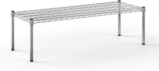 18" Deep x 48" Wide x 14" Height Wire Shelving Kit | 1-Tier | NSF Commercial Storage Rack Unit