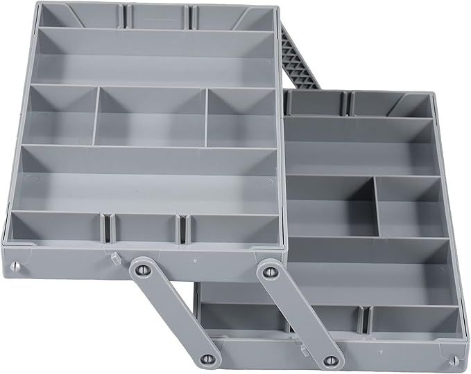 2/3 Tier Drawer Organizer, Collapsible Multi Level Drawer Organizer Tray, Expandable Bathroom Desk Drawer Organizer Trays, Adjustable Compartments Storage Trays for Jewelry