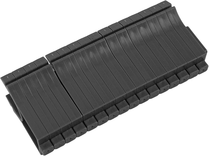 Asixxsix Baking Tray, Space Saving Sturdy Plastic Cooling Rack, Baking Sheet Dividers with Secure Clips for Vertical Storage and Cooling (Short Version)