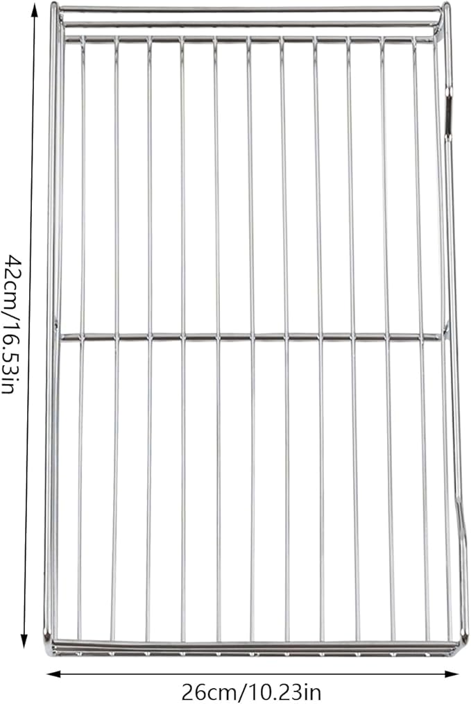 Bepritm Corner Pull Out Organizer, 2 Tier Kitchen Cabinet Organizer Left/Right Pull-Out with 4 Adjustable Baskets, Chrome Carbon Steel Slide Out Storage Organizers (Style B)