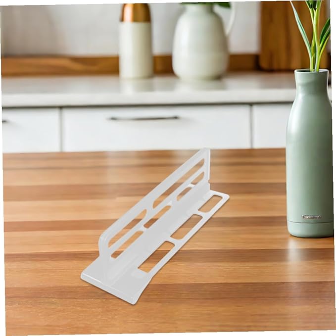 6pcs Adjustable Refrigerator Compartment Divider Set, Sturdy Plastic Fridge Organizer Partition Pads for Kitchen Storage and Daily Use Fridge Separation