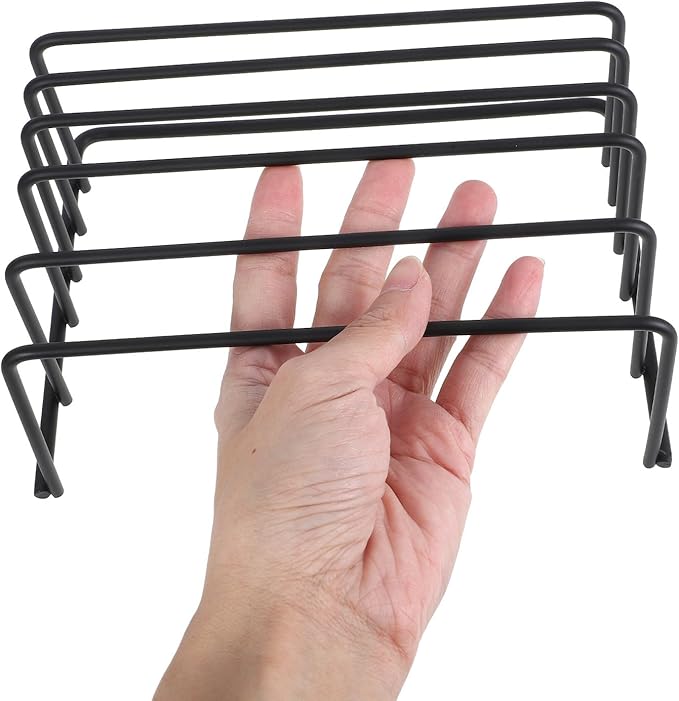 SUPVOX 2pcs Kitchen Storage Rack for Cabinet – Metal Pan Lid Rack and Vertical Plate Organizer Stand with Cutting Board Holder, Multi-functional Kitchen Organizer for Pot Covers and Dish