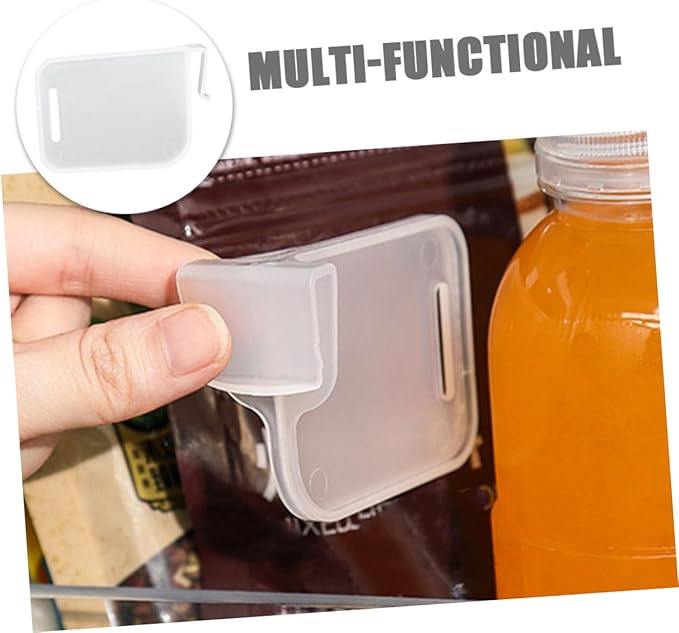 PRETYZOOM 24pcs Adjustable Plastic Refrigerator Divider Set White Fridge Compartment Organizer for Efficient Storage and Easy Access in Kitchen