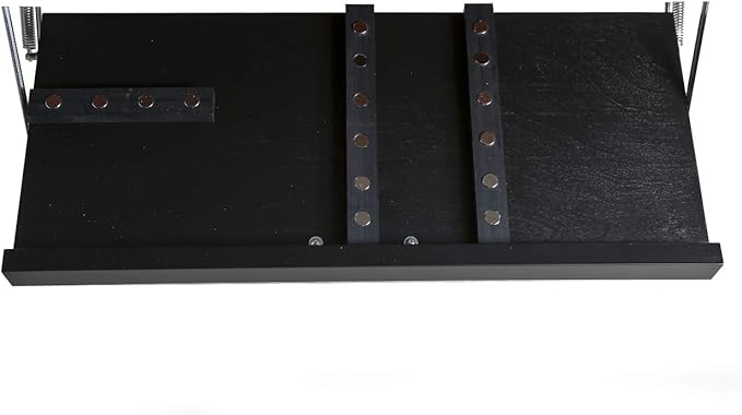 Drop Block Under Cabinet Knife Storage Rack - Small, Black