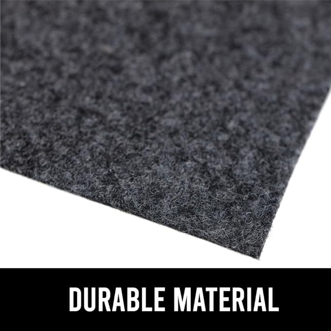 GORILLA GRIP LeakGuard Non-Adhesive Under Sink Mat for Kitchen Cabinet, Waterproof Quick Dry Shelf Liner, Durable Absorbent Felt Mats for Bathroom Sinks, Cabinets, Dresser, Easy to Trim 24x30 Charcoal