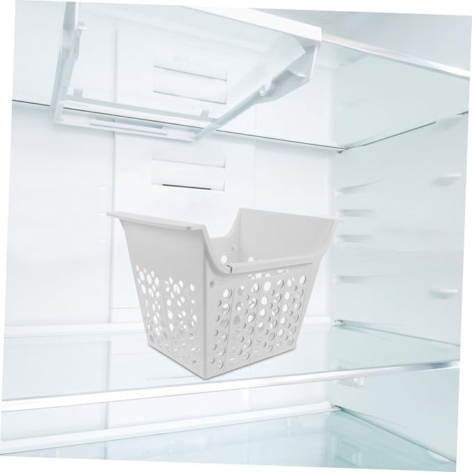 PRETYZOOM Expandable Freezer Organizer Basket Hanging Bin for Chest Freezer with Drainage Versatile Fridge Storage Maximize Vertical Space