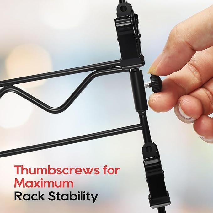TJ.MOREE Chip Rack Display Stand, Chip Bag Holder for Party Display 3-Row 48 Clips Countertop Snack Hanger, Snack Retail Display Rack