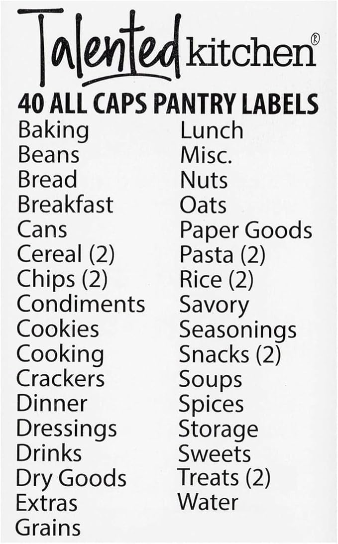 Talented Kitchen Black Wooden Tags - 4.33 x 2.5 in, Black, 24 Pack - Pantry Hanging Labels & Decorative Chalkboard Labels with Jute String for Baskets, Bins & Jars