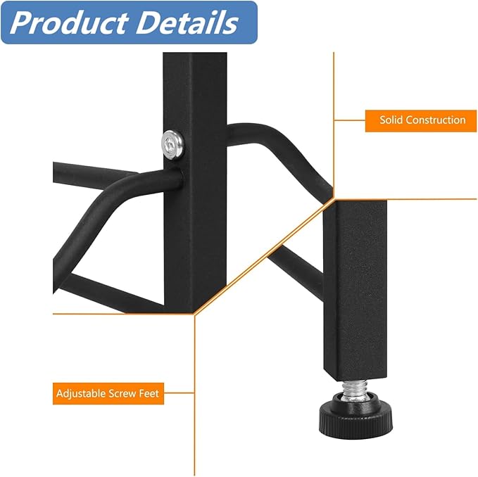 LIANTRAL 5 Gallon Water Bottle Holder, 3 Tiers Black Double Row Heavy Duty Water Cooler Jug Rack, Water Rack with 6 Slots for Home Kitchen