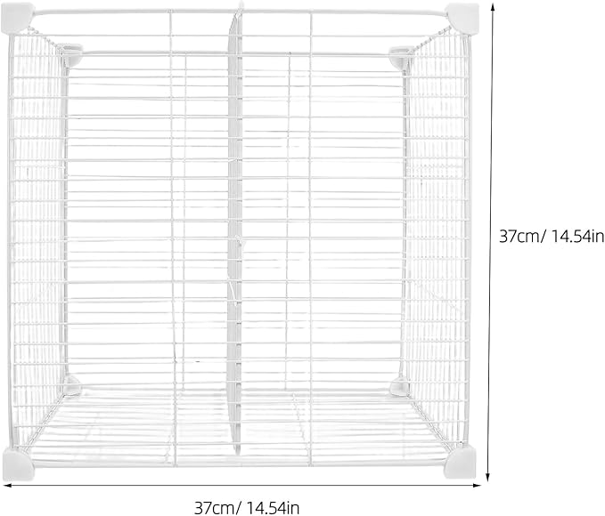 Chest Freezer Divider Storage Organizers, 3 Compartments Mesh Metal Basket, Modular Shelf Separator, Freezer Organization Tray, Refrigerator Drawer Bin
