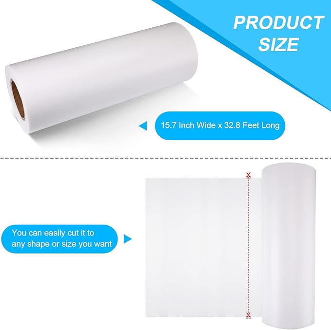 TaoBary Wire Shelf Liner Pantry Shelving Wire Shelf Cover for Shelves, Transparent Plastic Shelves Prevent Spills in Closet, Cabinet Drawer, Kitchen(16Inch x 32.8Ft,Clear)