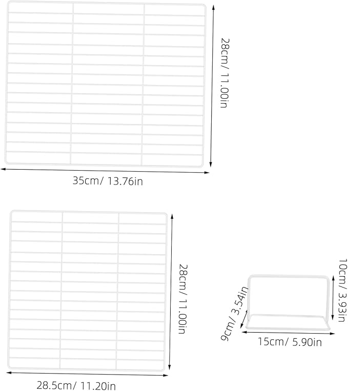 Zerodeko Adjustable Freezer Compartment Organizer Fridge Shelf Dividers Fridge Partition Board for Storage