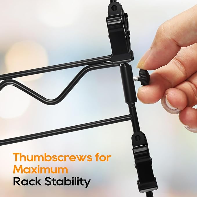 TJ.MOREE Chip Rack Display Stand, Chip Bag Holder for Party Display 2-Row 32Clips Countertop Snack Hanger, Snack Retail Display Rack for Party, Countertop