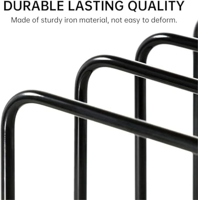 Cutting Board Rack 2pcs Kitchen Cabinet Dividers sheets Bakeware Holder with 5 Slots For Chefs,Baker Offer A Space-Saving Solution