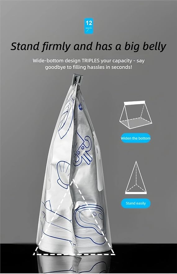 Reusable Aluminum Foil Bags, Freezer Safe & Leak Proof Stand Up Storage Bags with Zipper for Meat Seafood Vegetables, Heavy Duty BPA Free Food Storage Containers (30pcs-Small-01)