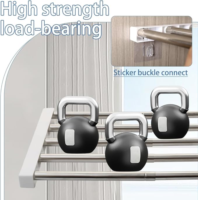 Hershii Adjustable Closet Shelf Wardrobe Rail Metal Hanging Rod Storage Rack Extendable Clothes Divider Separator Organizer for Cabinet Cupboard Kitchen Bathroom, (13.77''-23.62'') X 14.17''