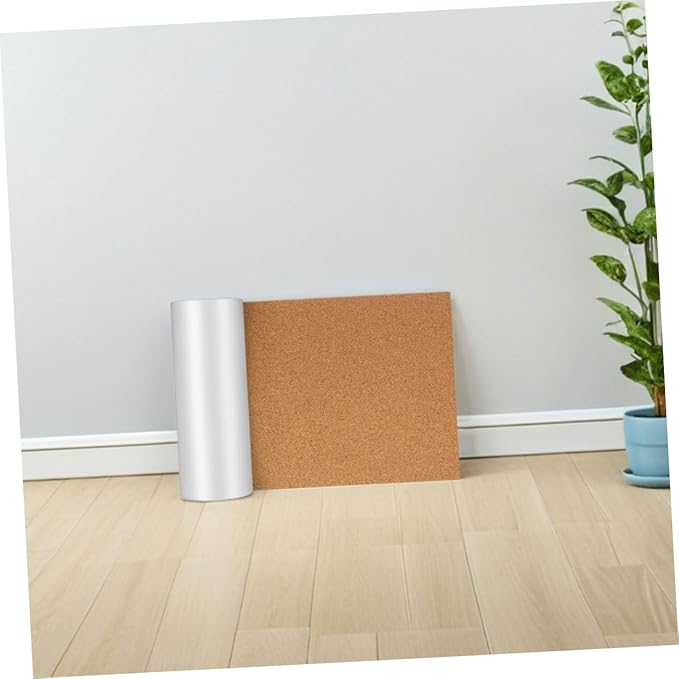 Housoutil Cork Drawer Liners Roll Non-Slip Clean Shelf Liner for Kitchen Cabinets and Bathroom Drawers Flexible Eco-Friendly Noise Reduction Material