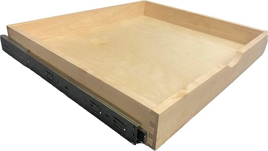 COUVER DIY Non-Assembled Birch Wood, Pull-Out Cabinet Organizers, Under Sink Organizers for Bathroom & Kitchen, Cabinet Slide-Out Organizers and Storage, Soft Closed Rail, 30 inch