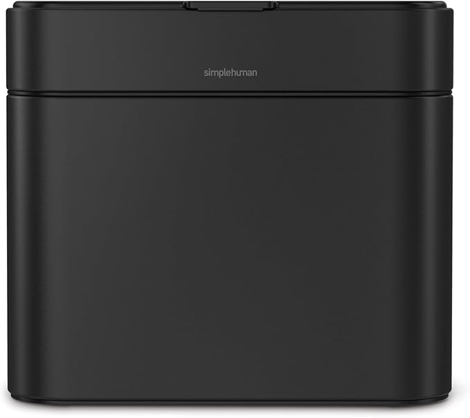 simplehuman Compost Caddy, Detachable and Countertop Bin, 4 Liter / 1.06 Gallon, Matte Black