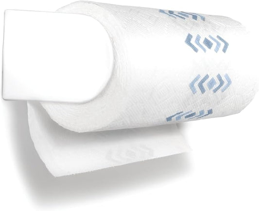 Spectrum Diversified Magnetic Paper Towel Holder, Magnetic Mounted Paper Towel Dispenser for Kitchen & Garage, Holds Both Standard & Jumbo Rolls